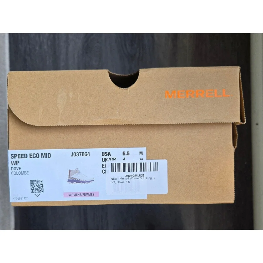 Merrell‎ Men's Speed Eco Mid WP, Dove, Size 9.5